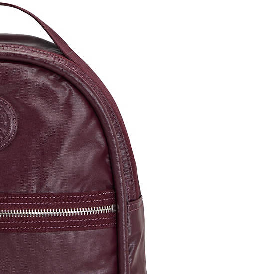 Mochilas Kipling Kae Classic Metallic Vino | MX 1586BE